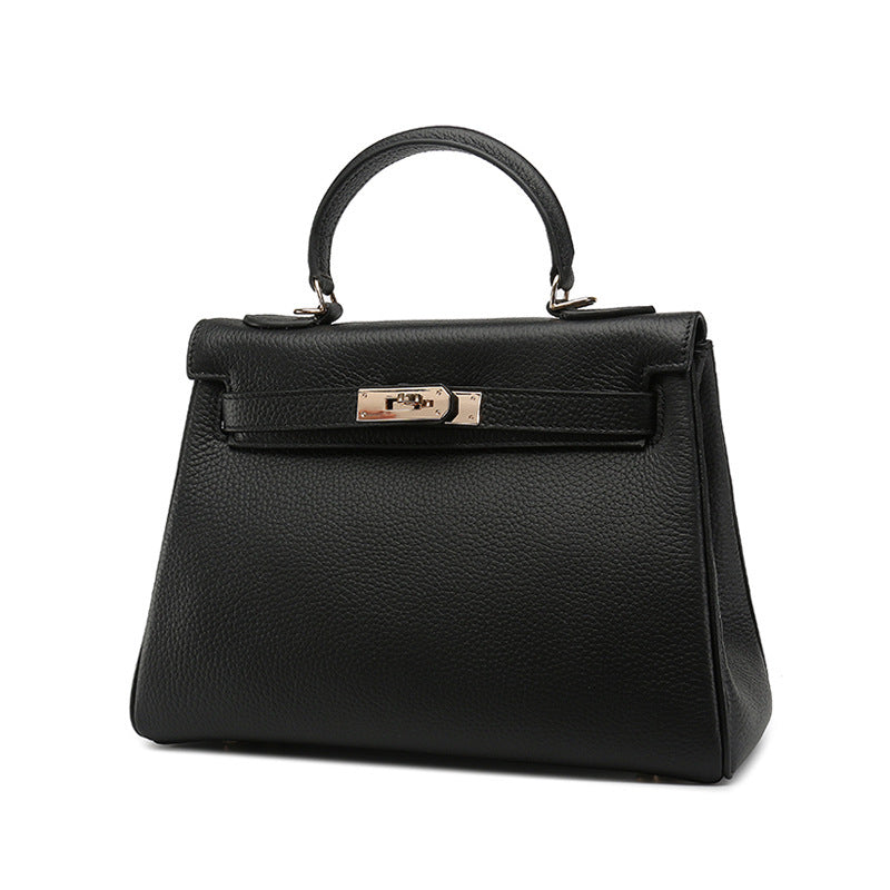 Lumina Genuine Leather Kelly Handbag